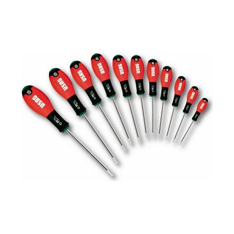 322 TX/S11 USAG SÉRIE DE 11 TOURNEVIS AVEC EMPREINTE TORX®