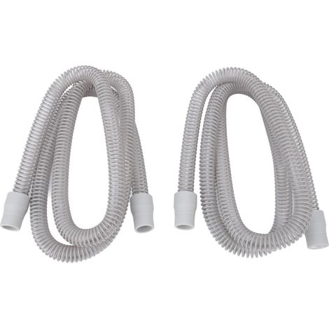 Tuyau CPAP universel 2 pièces, 70,9 pouces, flexible, lisse, pour machine respiratoire à domicile et hôpital (1/5)