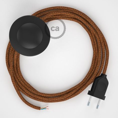creative cables -  Cablaggio per lampada con cavo rame lucido e glitterato 3 m (1/4)
