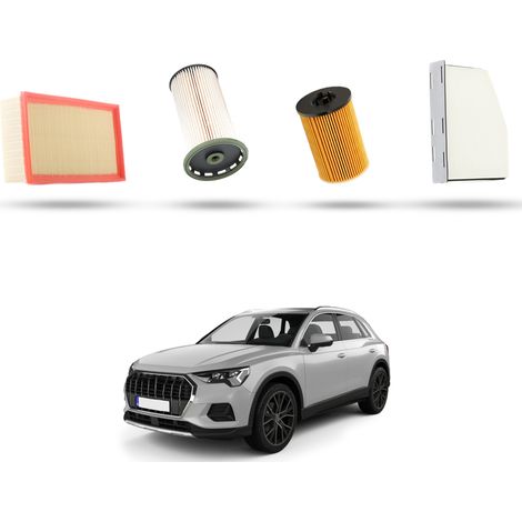 Kit Tagliando 4 filtri compatibile con Audi Q3 (8UB,8UG) 2.0 tdi 135kw dal 2014 (1/5)