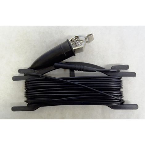 Chauvin Arnoux  Messleitung Bananenstecker Krokoklemmen 10 m Schwarz 1 St.