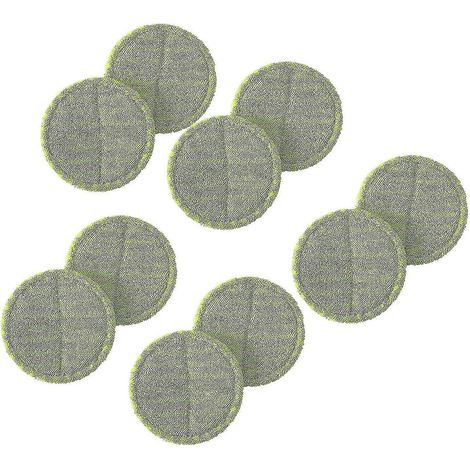 Lot de 10 lingettes de rechange pour balai électrique rotatif sans fil (1/5)