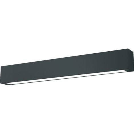 Applique miroir moderne noire 63cm LED 9W CCT IP44 (1/3)