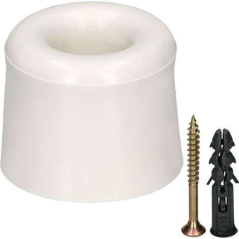 LIMITADOR, PARACHOQUES, TOPE DE PUERTA, GOMA, BLANCO, 27 MM PARA PUERTAS PEQUEÑAS (1/5)