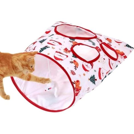 Sac tunnel pour chat – Sac à interactif pour chaton avec froissé (1/5)