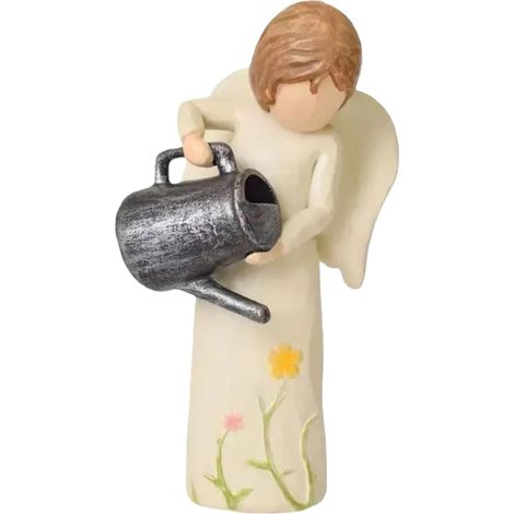 Kunstharzfiguren Dekoration geformte handbemalte Engel Figur (1/5)