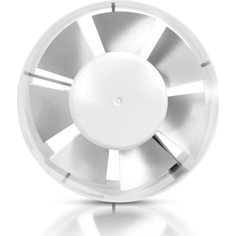 SWANEW Estrattore d'aria silenzioso da 100 mm, ventilatore da condotto a basso consumo energetico da 12 W per ventilare i residui (1/5)