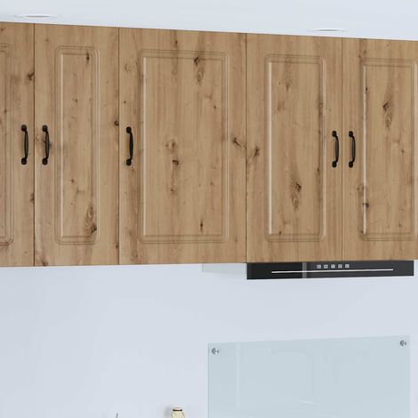 vidaXL Panneau de lave-vaisselle Kalmar Chêne artisanal (1/5)