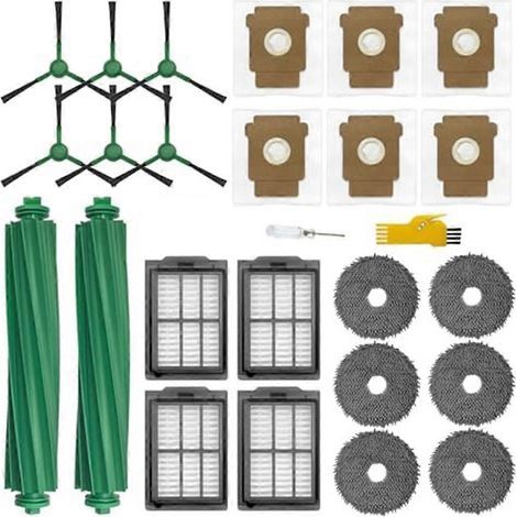Pour IRobot Roomba Plus 405 Combo / 505 Combo Sweeping Machine Accessoires Main Side Brosse Serpillière Filtre Dust Bags (1/4)