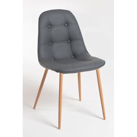 Sillas Comedor - Silla Plazi - Gris oscuro (1/5)