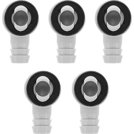 Ablaufadapter für Klimaanlagen (5 Stück), 15 mm Durchmesser, 90°-Ablaufwinkel (1/5)