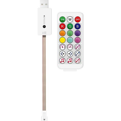 SP620E Mini Contrôleur Bluetooth USB 5V pour modules de bandes LED SPI RGB (1/5)