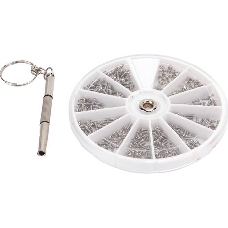 Kit de Vis et Écrous en Acier Inoxydable pour Réparation de Lunettes, Montres et Téléphones (1/5)