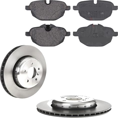 KIT FRENI POSTERIORI compatibile con BMW 6 (G32) - DISCHI + PASTIGLIE OEM: P 06 064 / 39982 / 18615 , 18616 , 18826 , 18827 /SOSTITUZIONE DIRETTA/BASSA POLVERE/SILENZIOSO (1/5)
