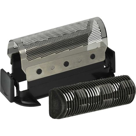 vhbw Pack combi 2x pieza de corte compatible con Braun 1000, 2000, 2005, 5420, 5421, 5422, 5423, 5426, 5428, 5526, 5554, 5556, 5561, 5563