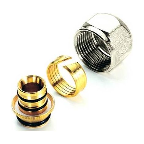 ADAPTATEUR POUR TUYAU MULTICOUCHE NICKELÉ Dimensions : 26  x 3,0