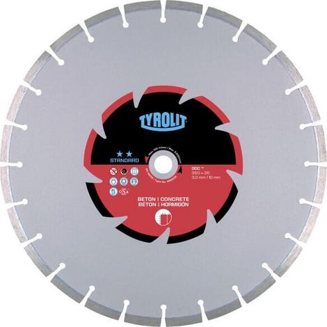 Disco da taglio DCC LL Sta.300x20 TYROLIT 484994