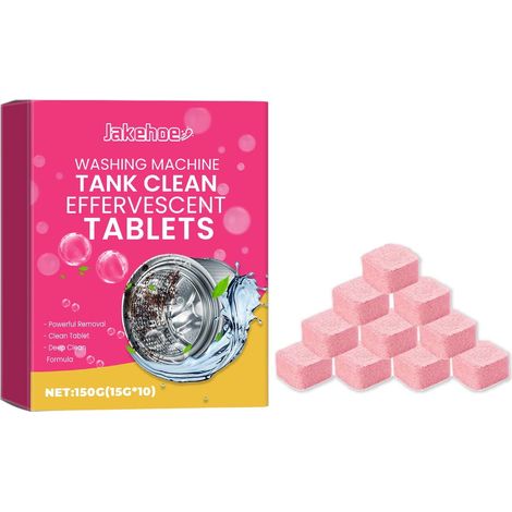 Détartrant Pour Machine À Laver - Nettoyant Profond Déodorant En Tablettes - Convient À Tous Modèles - 10 Pièces (1/5)
