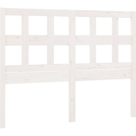 Cabecero accesorio para dormir mueble dormitorio 205,5 x 4 x 100 cm madera de pino blanco TDL0203740