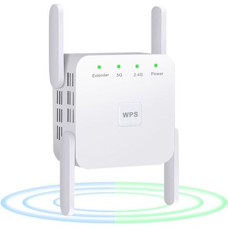 Estensore WiFi - 5GHz - Wireless - 1200Mbps - 2.4G - 5G - Router - Amplificatore di segnale WiFi (1/5)