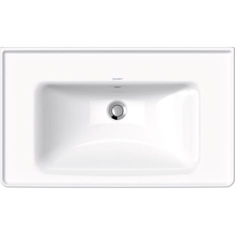 Duravit D-Neo lavabo, 800x480mm, sans trou pour robinet, avec (1/5)