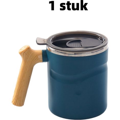 Bouteille isotherme en acier inoxydable 316L avec couvercle étanche et bec verseur 10,56 x 9 cm pour café thé et boissons à la maison ou au bureau 1 pièce couleur bleue (1/5)