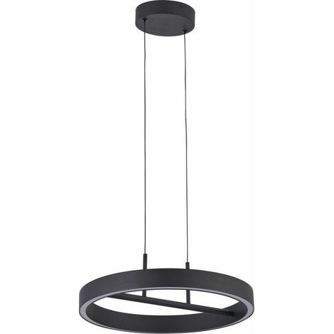 Suspension anneau noir Ø40 LED 32W Reality Coltrain (1/3)