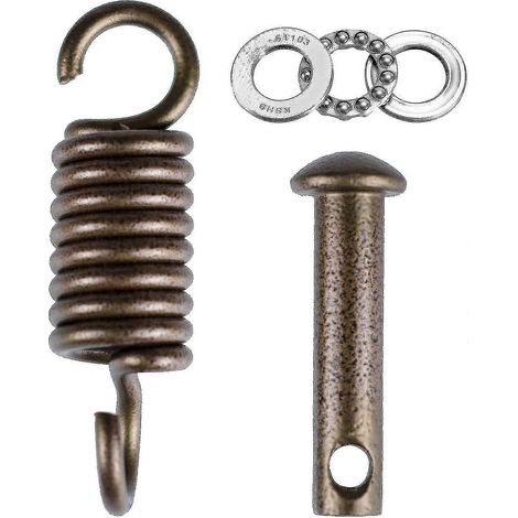 Kit de suspension ultime pour fauteuil hamac - Quincaillerie de fixation à ressort pour fauteuil hamac œuf - Kit de suspension 500 lb pour fauteuils hamac suspendus, hamacs et autres. (1/5)