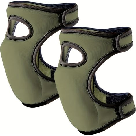 Un paio di comode ginocchiere da giardino regolabili in neoprene: protezione resistente e antiscivolo per il giardinaggio e la cura del prato. (1/5)