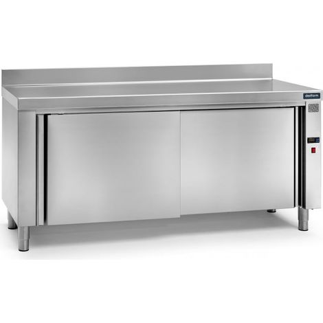 Meuble Chauffant Mural Inox - Gamme 700 - 2000 W - Plan de Travail - Distform