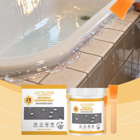 Colle transparente et imperméable pour le collage de petites fissures dans les murs, les carrelages et les plafonds - 300 g + pinceau 1 -- DTEKGAZ (1/5)