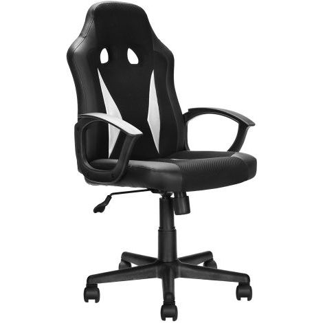 SEDIA DA GAMING nero - cm 60 x 63,5 x h. 98,5 - 108
