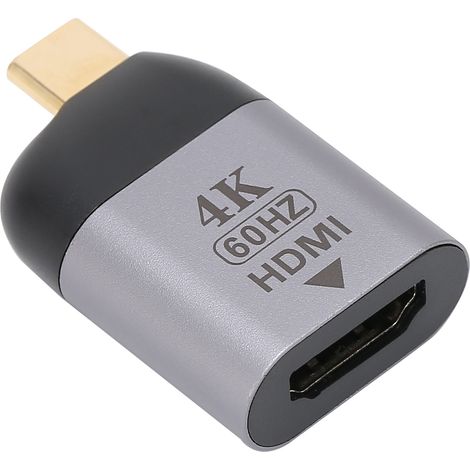 Adaptateur USB-C Femelle vers HDMI pour MacBook Pro 2019/2018, Samsung Galaxy S20/S10/Note10
