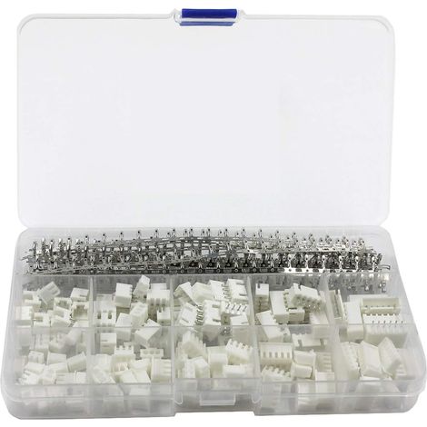 Connecteur JST PH2.0mm - Boîtier Mâle 2 à 6 Broches - Pitch 2.0 mm - Nylon Renforcé - Pour Arduino MKR1010 MKRZERO MKR Vidor 4000 - Kit de 460 Pièces (1/5)