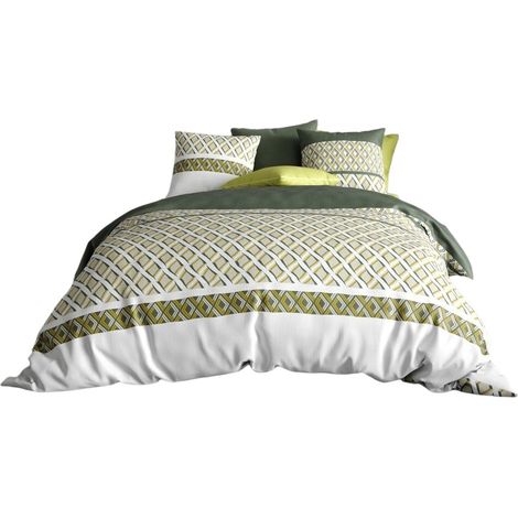 Housse de couette + 2 taies 240 x 260 cm Naya (1/3)