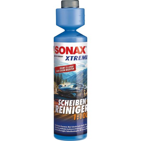 SONAX Concentré de nettoyage XTREME Nettoyant pour vitres 1:100, 02711410, 250 ml