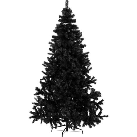 Weihnachtsbaum Quebec Größe: 210 cm H x 130 cm Ø, Farbe: Schwarz