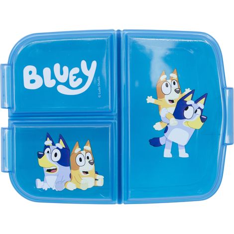 Boîte à lunch Bluey, organisateur de repas à 3 compartiments. (1/4)