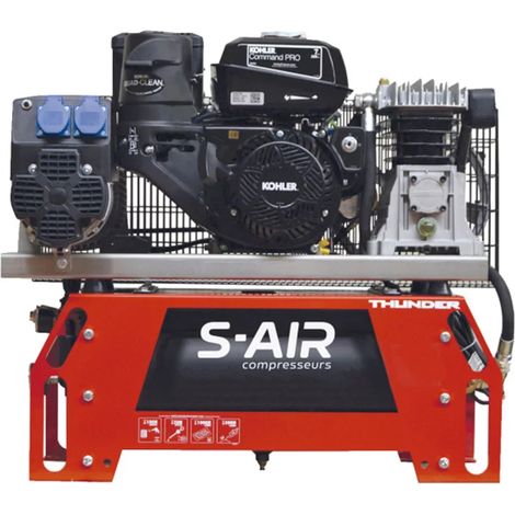 Compresseur thermique essence 7CV avec génératrice 3 kVA NUAIR