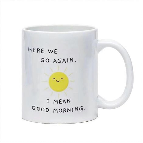 Humorvoller und sarkastischer Keramik-Kaffeebecher (1/5)