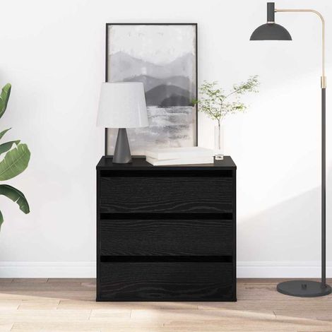Schubladenschrank Schwarz 61 x 41 x 58 cm Holzwerkstoff