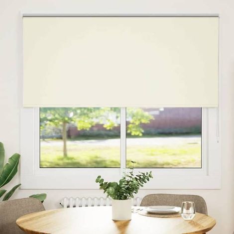 4011634 Store enrouleur occultant blanc cassé largeur du tissu 156,6 cm (1/5)