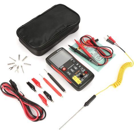 ANENG Q1 Digitalmultimeter mit Tasten, True-RMS-Anzeige (9999 Messpunkte), analoger Balkenanzeige, AC/DC-Amperemeter, Strom-Ohmmeter, Auto/Manuell (1/5)
