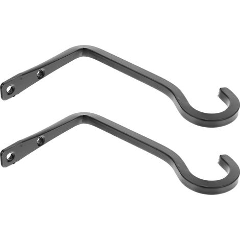 Lot de 2 crochets métalliques pour plantes, supports muraux pour extérieur (1/5)