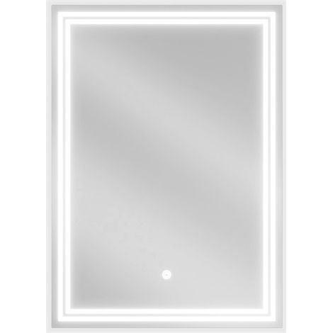 Mexen Taco specchio da bagno retroilluminato 50 x 70 cm, LED 6000K, antiappannamento - 9805-050-070-611-00 (1/5)