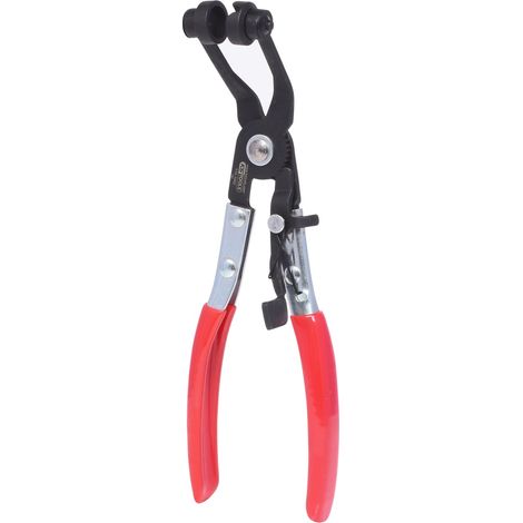 KS Tools Schlauchschellenzange, abgewinkelt, 220 mm (1/5)