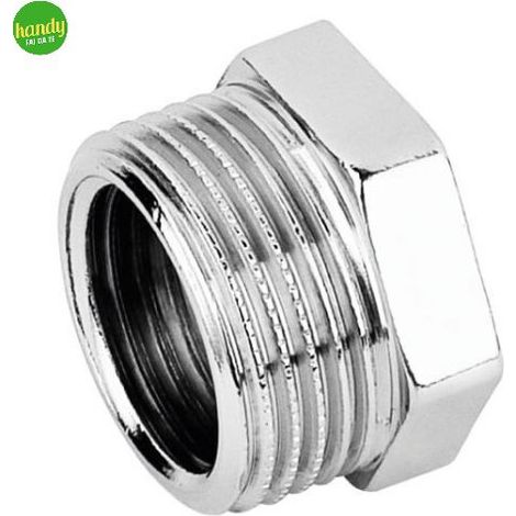 Riduzione in ottone cromato tiemme maschio 3/4 femmina 1/2