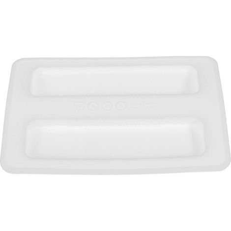 Staubschutzhülle für Toaster, Brotbackautomat, Deckel für Frühstücksgeräte (Ersatzteil) – 15,7 x 10,5 cm – Weiß (1/4)