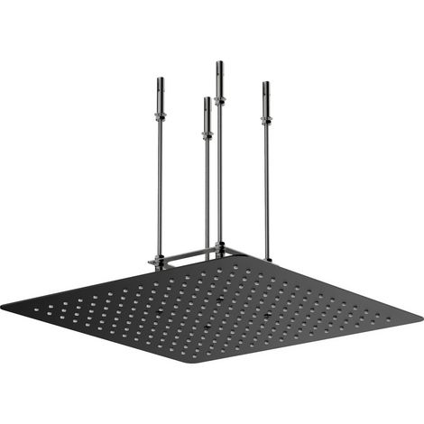 Stilform Design Unterputz Regendusche 40x40 aus Edelstahl in Schwarz Matt (1/3)