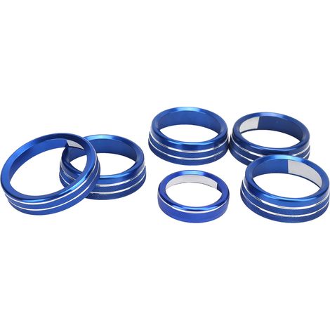 6 Commutateurs Audio Phare Couvercles Bleus Type Court Remplacement pour Ford F-150 4x4 Remorque 2018-2020 (1/5)